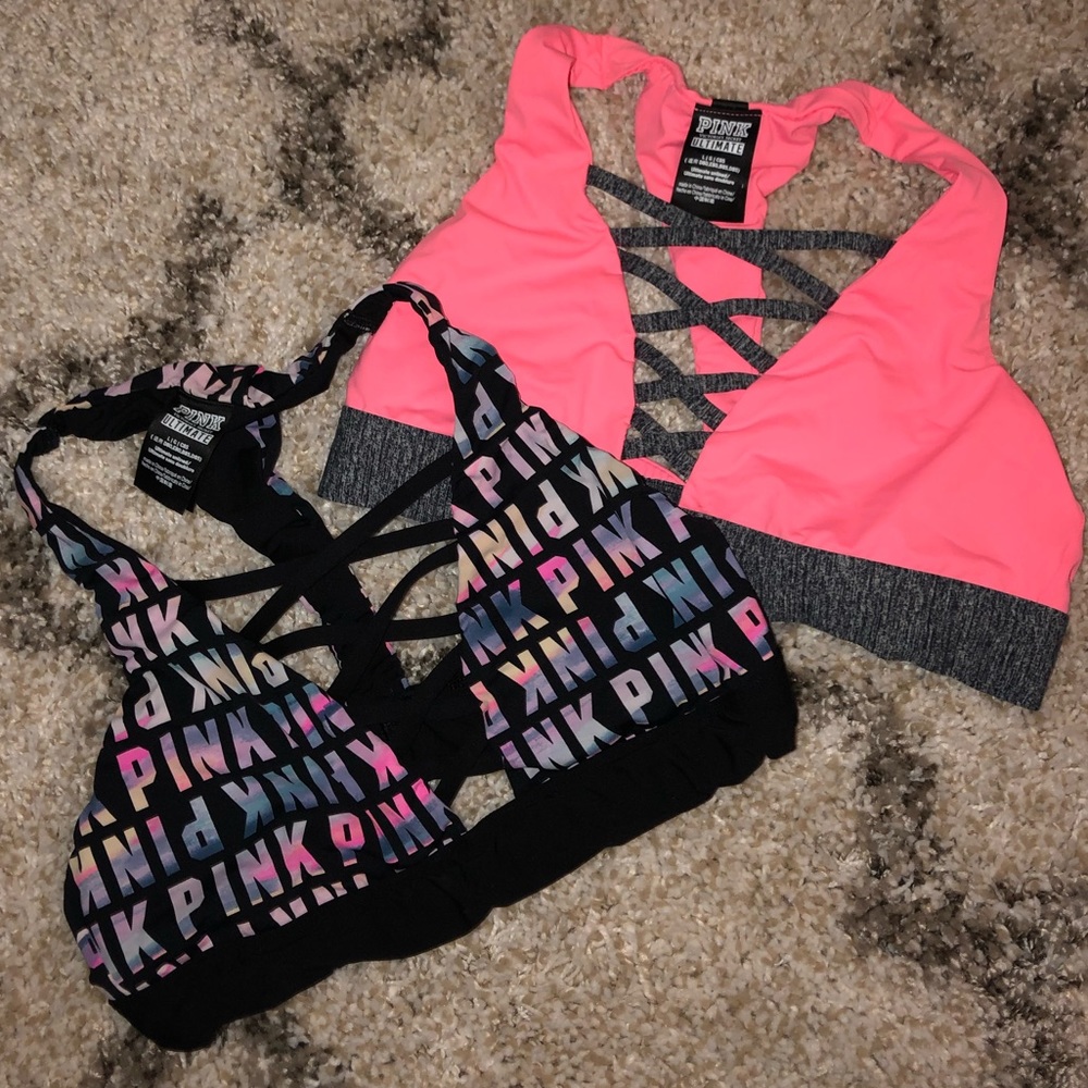 PINK sport bras